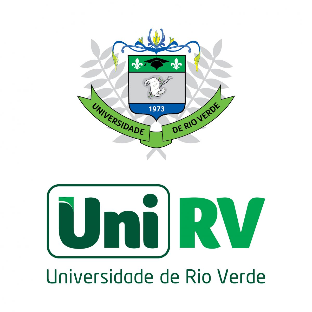 Logo UniRV vertical fundo branco-01